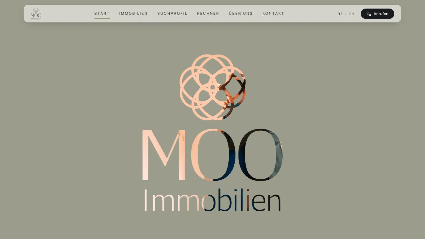 Startseite von MOO Immobilien